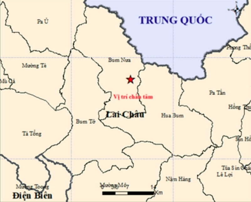 Minor earthquake recorded in Lai Chau, no damage or casualties reported